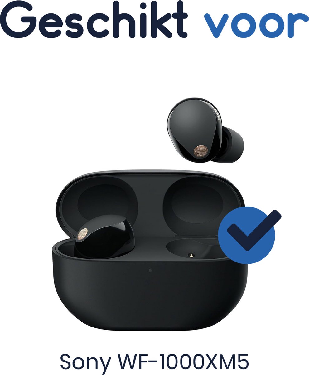 Ibley ComfortFit Siliconen oortips voor Sony WF-1000xm5 zwart - Siliconen Earplug - XS/S/M/L formaat - 4 paar - 4 maten – foto 2