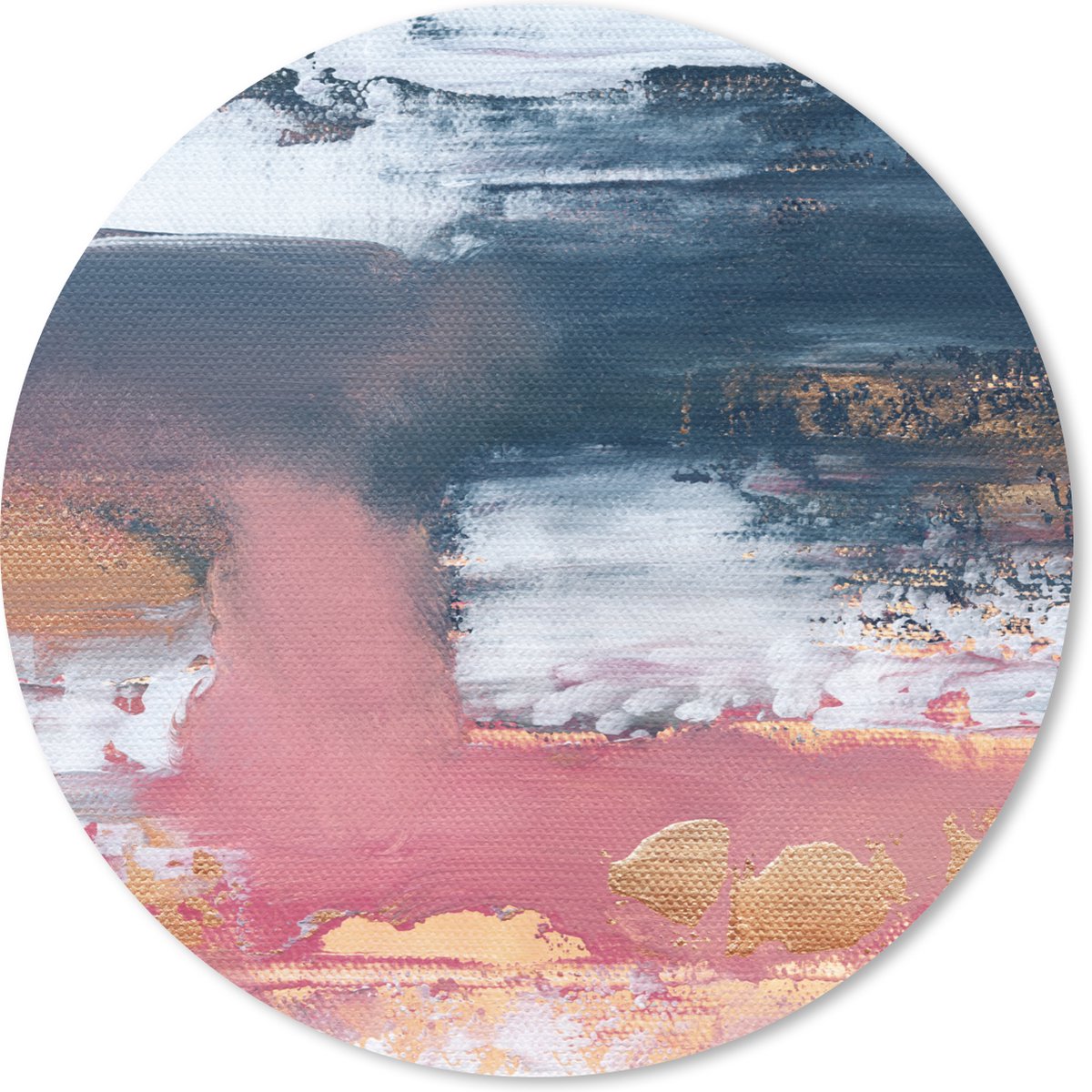 Muismat rond 30x30 cm - Mousepad Abstract - Verf - Design - Ronde muismatten