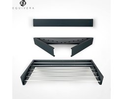 Equivera Wanddroogrek - Wasrek - Droogrek - Wanddroogrek Inklapbaar - Wand Droogrek