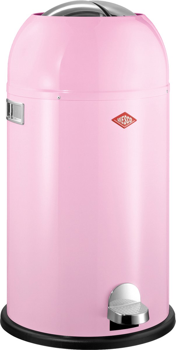 Goedkoopste Wesco Kickmaster Prullenbak - Roze - 33L