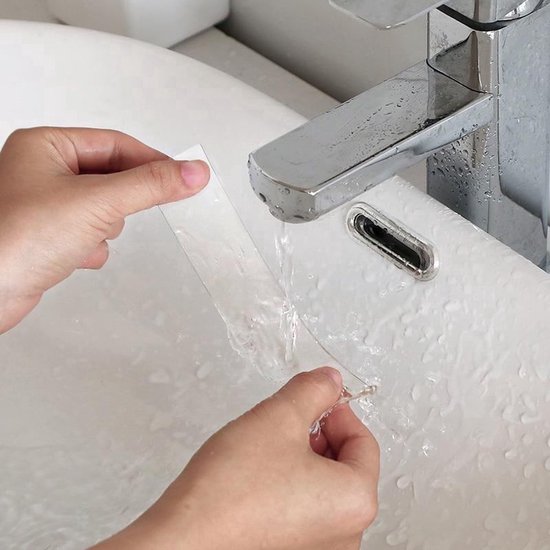 Go Go Gadget NanoTape – Transparante Dubbelzijdige Tape, 1 Meter, Herbruikbaar, Afwasbaar, Waterdicht, Extreem Sterk – Montage Zonder Boren