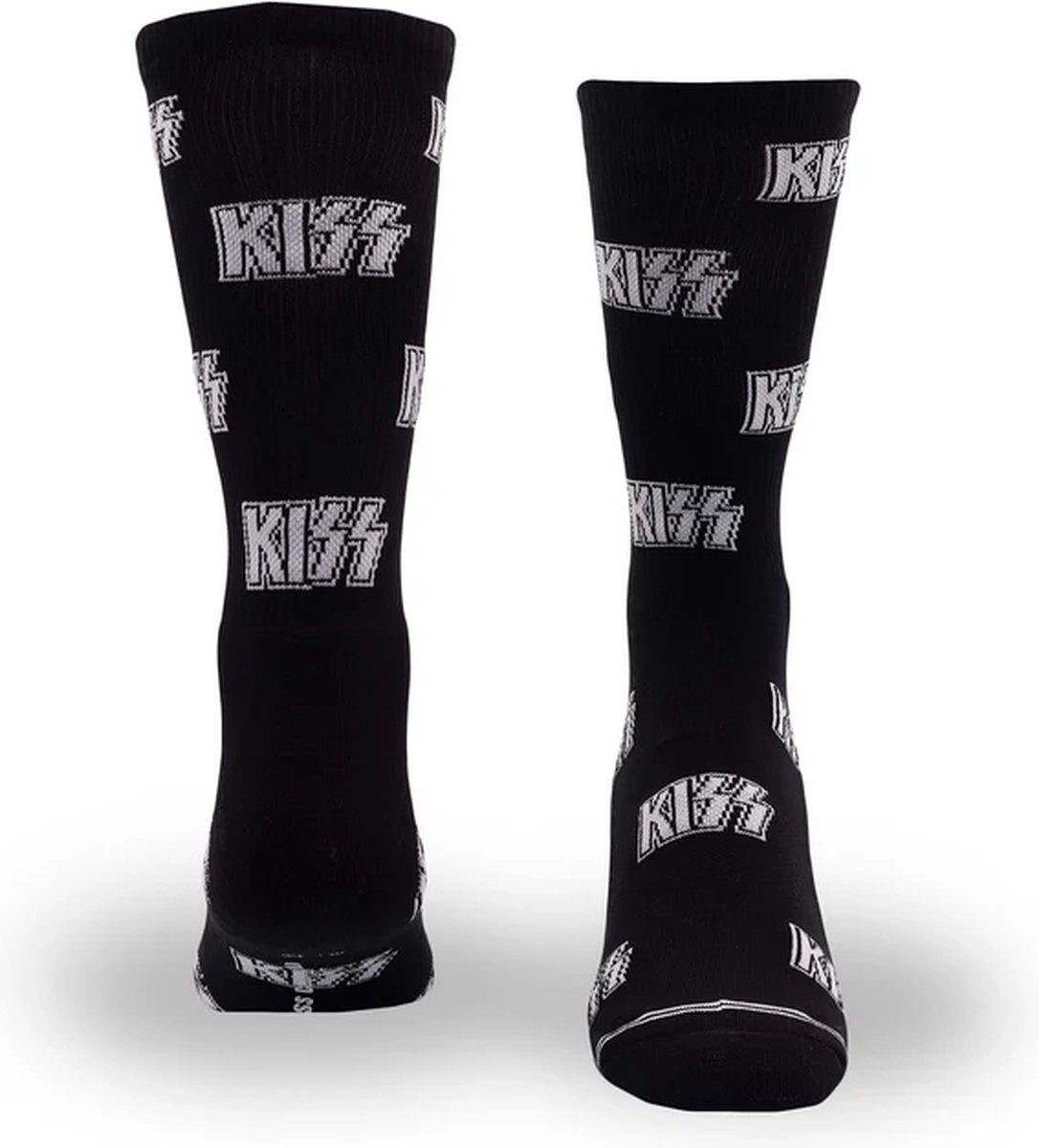 Kiss All Over Logo Crew Socks (One Size - EU 40-46)