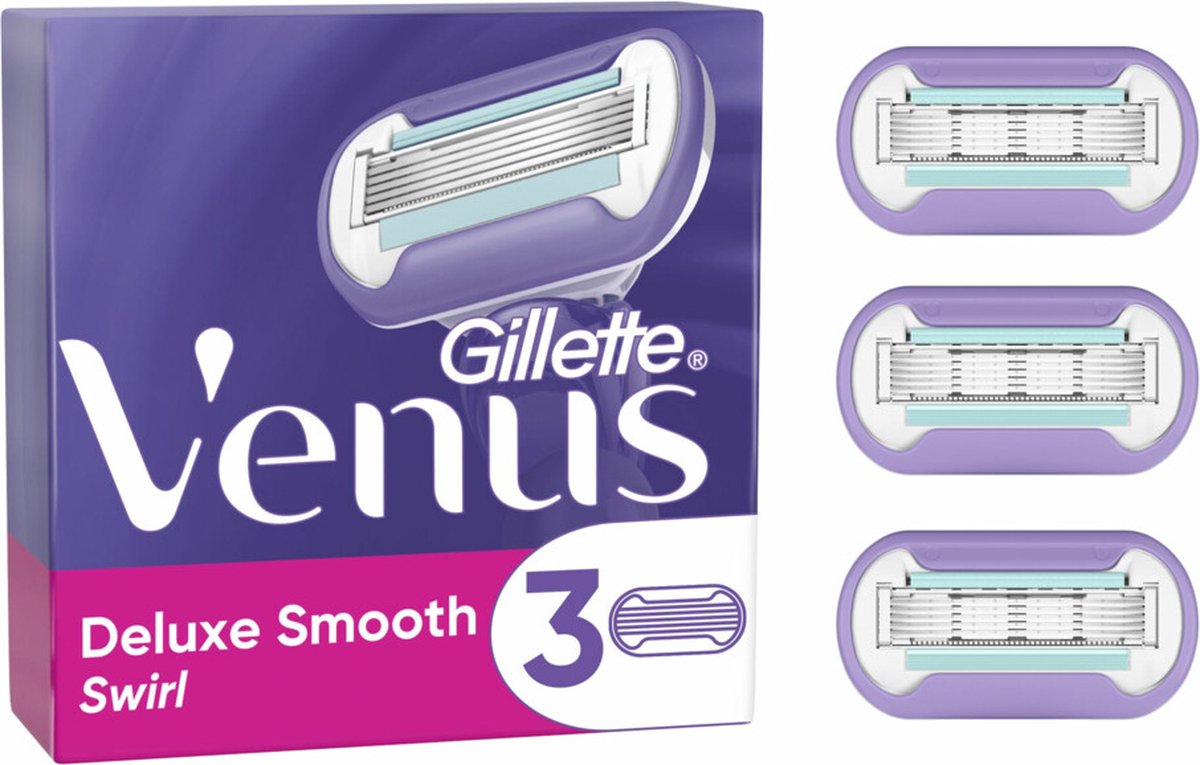 10x Gillette Venus Scheermesjes Deluxe Smooth Swirl 3 stuks