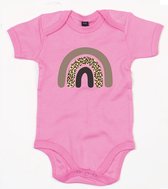Barboteuse Rainbow- Bubble Gum Pink- 3-6 mois