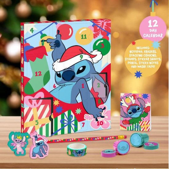 Disney Stitch 12 Day Advent Calendar - Lilo & Stitch - Advent Kalender 2024 - 12 dagen