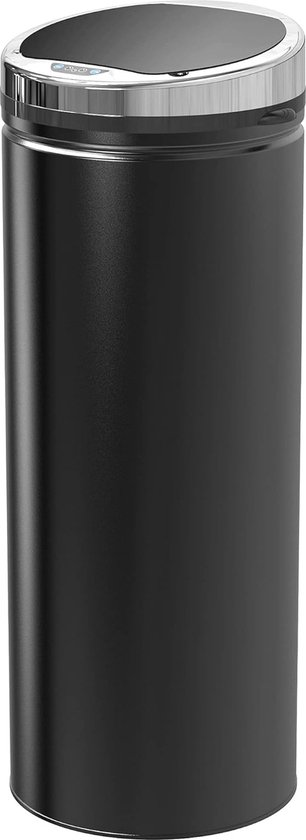 Juskys Sensor Mülleimer 50 L Silber Rund kaufen bei