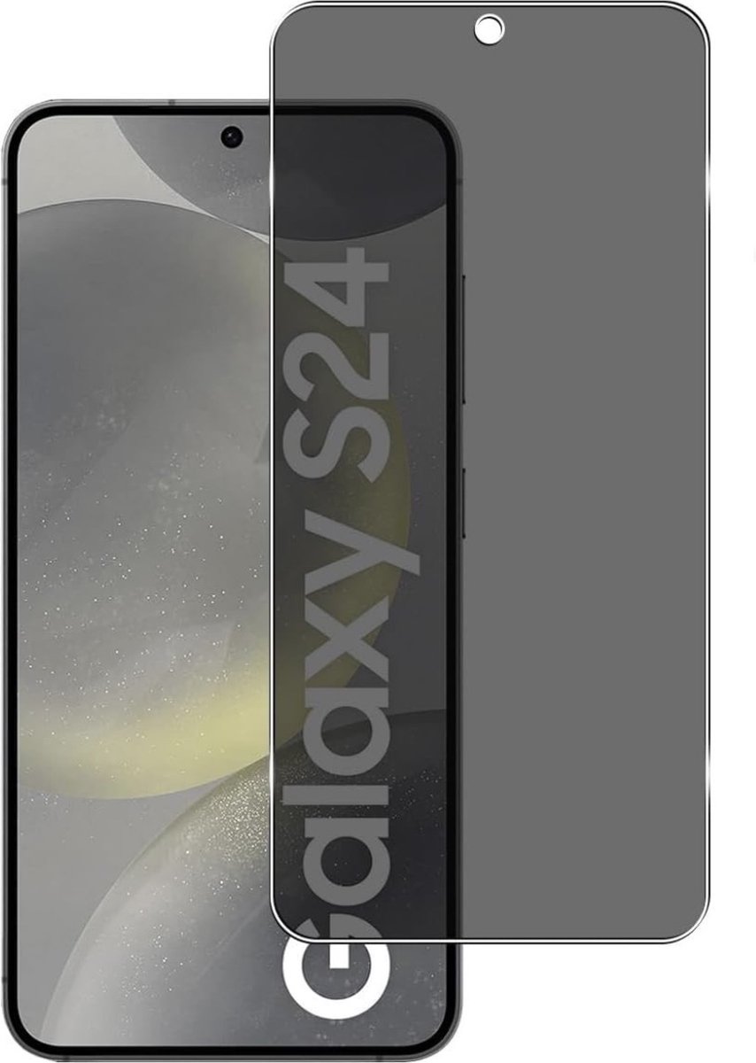 Privacy Glas Tempered Glass Cover geschikt voor Samsung S24 Privacy Beschermglas - Privacy Screenprotector geschikt voor Samsung S24 Privacy Screenprotector - Bescherm Glas geschikt voor Samsung S24 Privacy