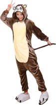 Monkey Onesie Monkey Suit Costume Outfit House Suit Combinaison Déguisement Costume - Déguisements - Halloween & Carnaval - SnugSquad - Enfants & Adultes - Unisexe - Taille S pour la hauteur du corps (146 - 159 cm)