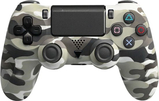 Foto: Playstation 4 draadloze game controller camouflage grijs