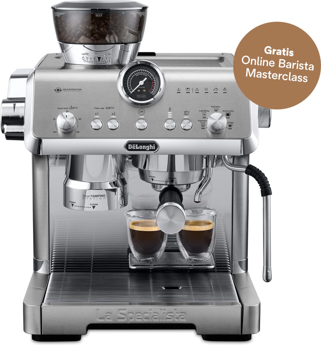 Afbeelding 2 van De'Longhi La Specialista Opera EC9555.M - Pistonmachine met bonenmaler - Metal