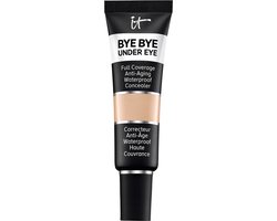 IT Cosmetics Bye Bye Under Eye Concealer - 24U Gepigmenteerde Dekking - Geformuleerd met Peptiden, Collageen, Hyaluronzuur en Vitamine E - Volledig Dekkend & Anti-Aging - Light Natural 13.0 - 12ml