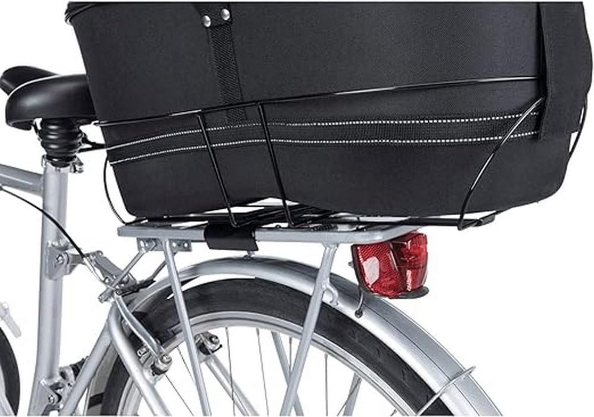 Solacis Hondenfietsmand elektrische fiets - Hondenfietsmand achterop - Honden fietsmand - Hondenfietsmand bagagedrager - Must have voor jouw hond!