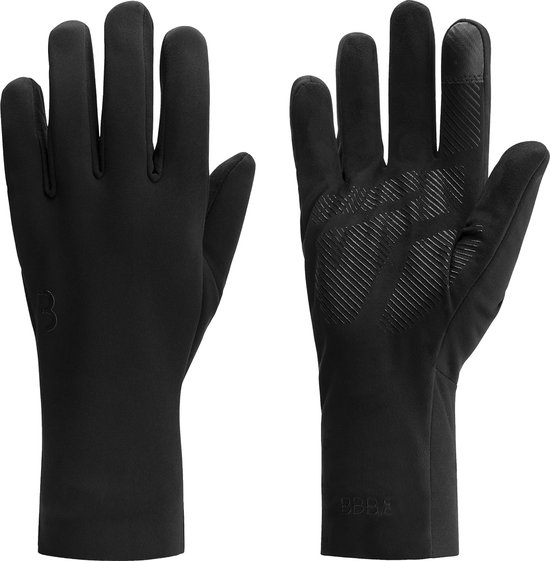 BBB Cycling AirShield Wielrenhandschoenen Winter - 5 - 15 ℃ - Wind & Waterproof - Fietshandschoenen Heren en Dames - Zwart - Maat XL - BWG-45