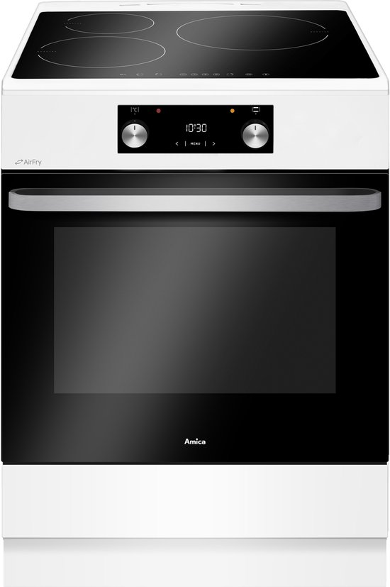 Amica ACI7005RB Cuisinière à induction avec câble Perilex biphasé connecté