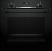 Bosch HBG536EB3 - Serie 4 - Inbouwoven - 71 l - Eenvoudig te reinigen: hydrolyse + Eco Clean Direct - Zwart
