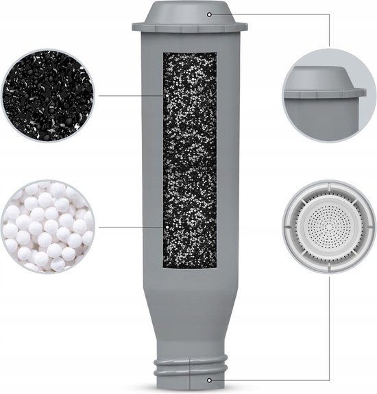 Filtre à eau 10 pièces pour machines à café KRUPS, Melitta, Nivona - remplacement - Sillar