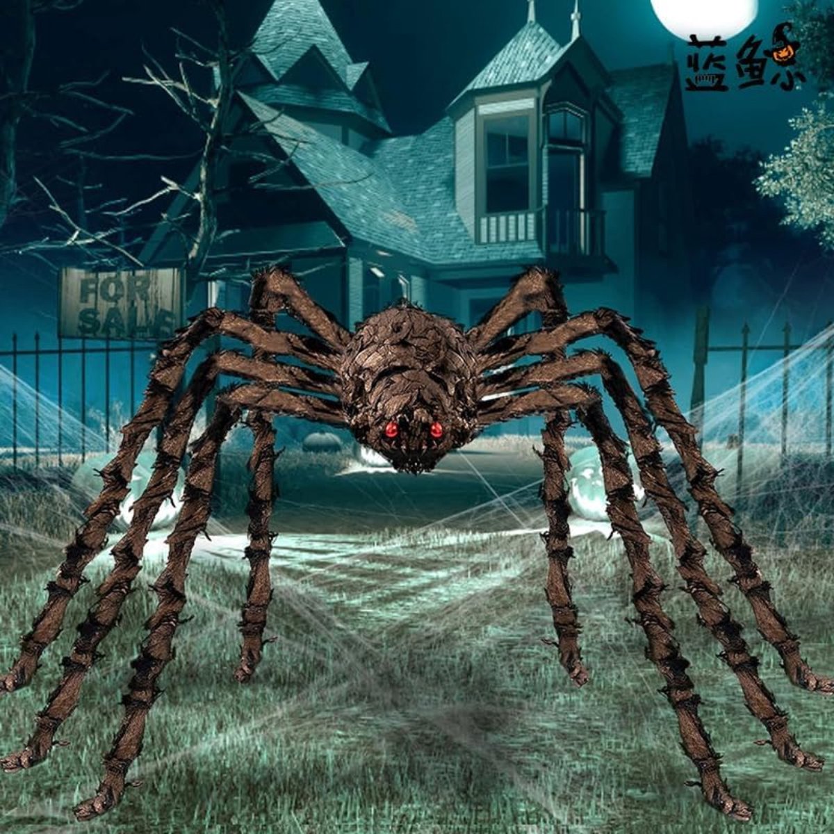Solacis Halloween Decoratie - Grote spin - Halloween versiering - Horror - Eng - Must have voor halloween!