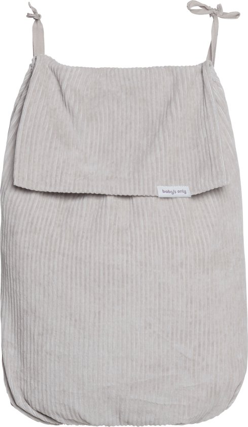 Baby's Only Boxzak - Opbergzak speelgoed - Boxopbergzak - Boxtas - Speelgoedzak Sense - Kiezelgrijs - Zachte rib corduroy stof