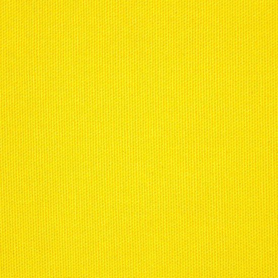 Homescapes Tissu en coton uni Jaune