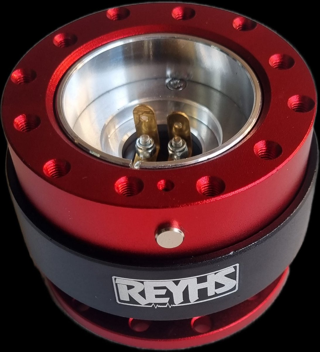 REYHS - quick release - rood - drift - race - sportstuur - 10 balls aansluiting - universeel - tuning - JDM