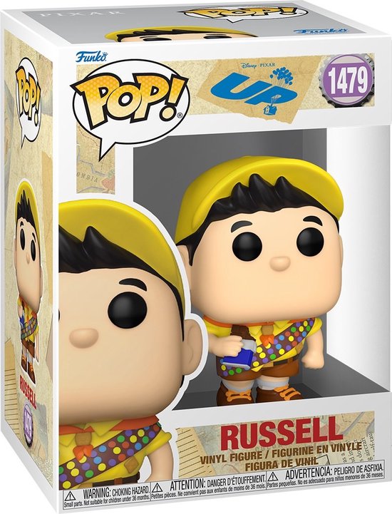 Up Russell vinylfiguur 1479 Funko Pop! meerkleurig - PVC - Disney