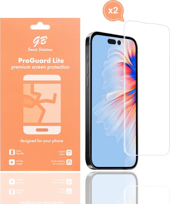 Protecteur d'écran GB ProGuard Lite conçu pour iPhone 15 Pro - 2 pièces
