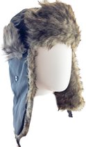 BamBella® Dikke Muts met oorflappen Russische piloten muts winter fleece warm imitatie bont binnenkant met flappen