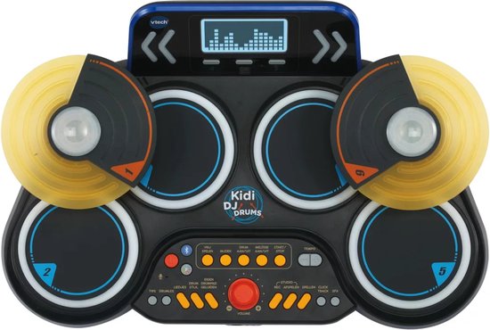 VTech Kidi DJ Drums - Interactief Speelgoed - Stimuleert Creativiteit - Inclusief Opname Functie & Bluetooth - Speelgoed vanaf 6 Jaar
