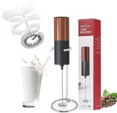 Bol.com Hand milk frother - Stainless steel spiral - Better oxygenation - Cappuccino latte aanbieding