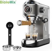 Bol.com Tumex - Espressomachine - Espresso Koffiemachine - Semi-automatisch - 20 Bar Druk - Met Melkopschuimer - 11L Waterreserv... aanbieding