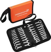 11 stuks dopsleutelset, slagmoerdoppen 1/2 inch, 10, 12, 13, 14, 15, 17