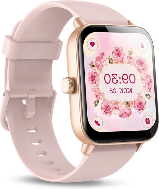 Yoever Smartwatch für Damen Herren, Telefonfunktion und Alexa Built-in, 1.8 Fitnessuhr mit Yoever Smartwatch für Damen Herren, Telefonfunktion und Alexa Built-in, 1.8 Fitnessuhr mit