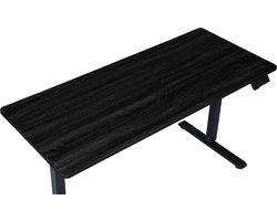 OfficeSense OS50 Zit Sta Bureau Elektrisch 120 x 60 CM - Verstelbaar in hoogte - Zwart Eiken Blad