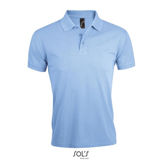 Poloshirt Sol's Prime - M - skyblauw