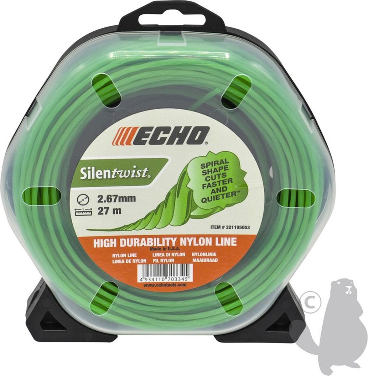 Echo Silent Twist maaidraad 2.67mmx27m