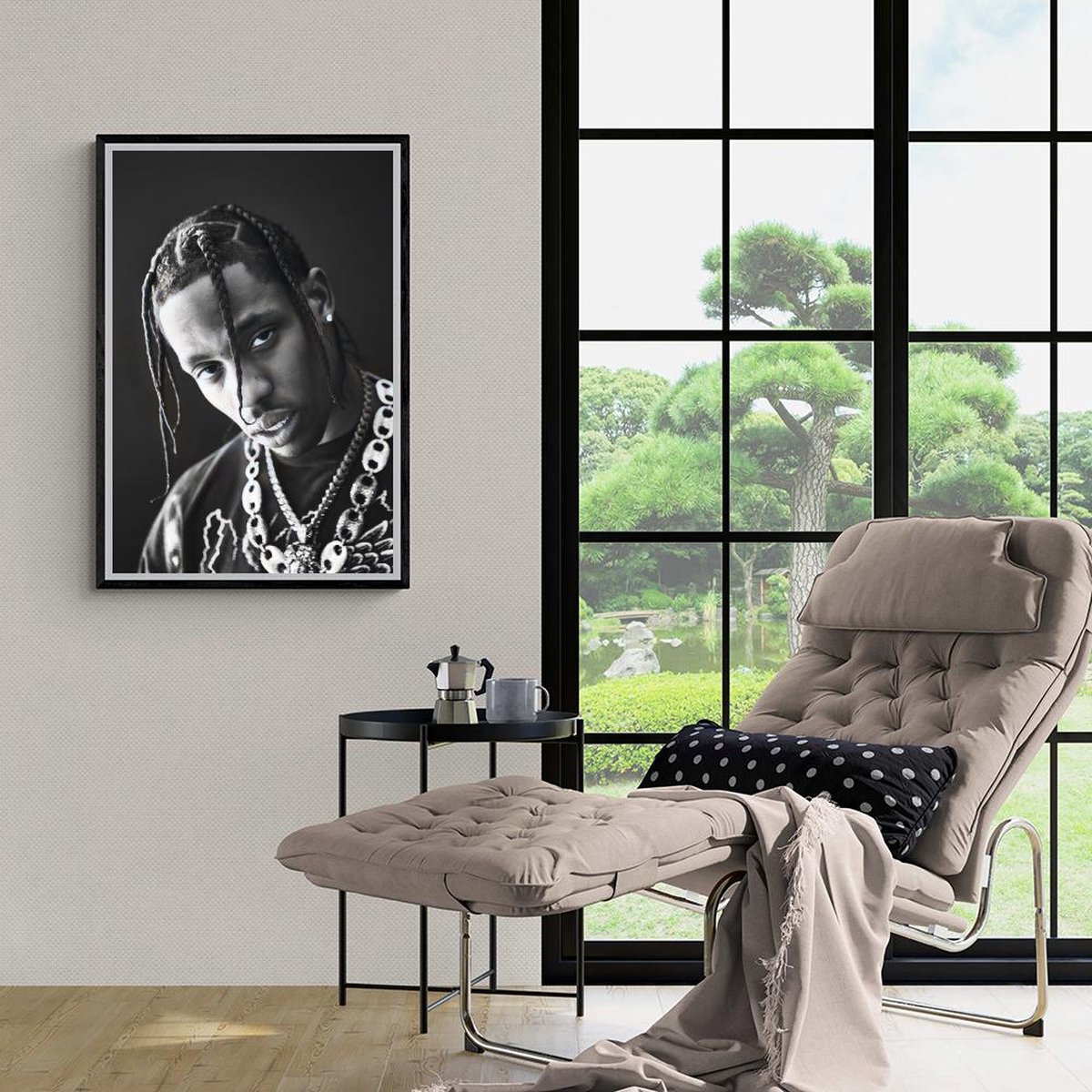 CHIMOSHEJI Travis Poster Scott Art poster, Amerikaanse rap