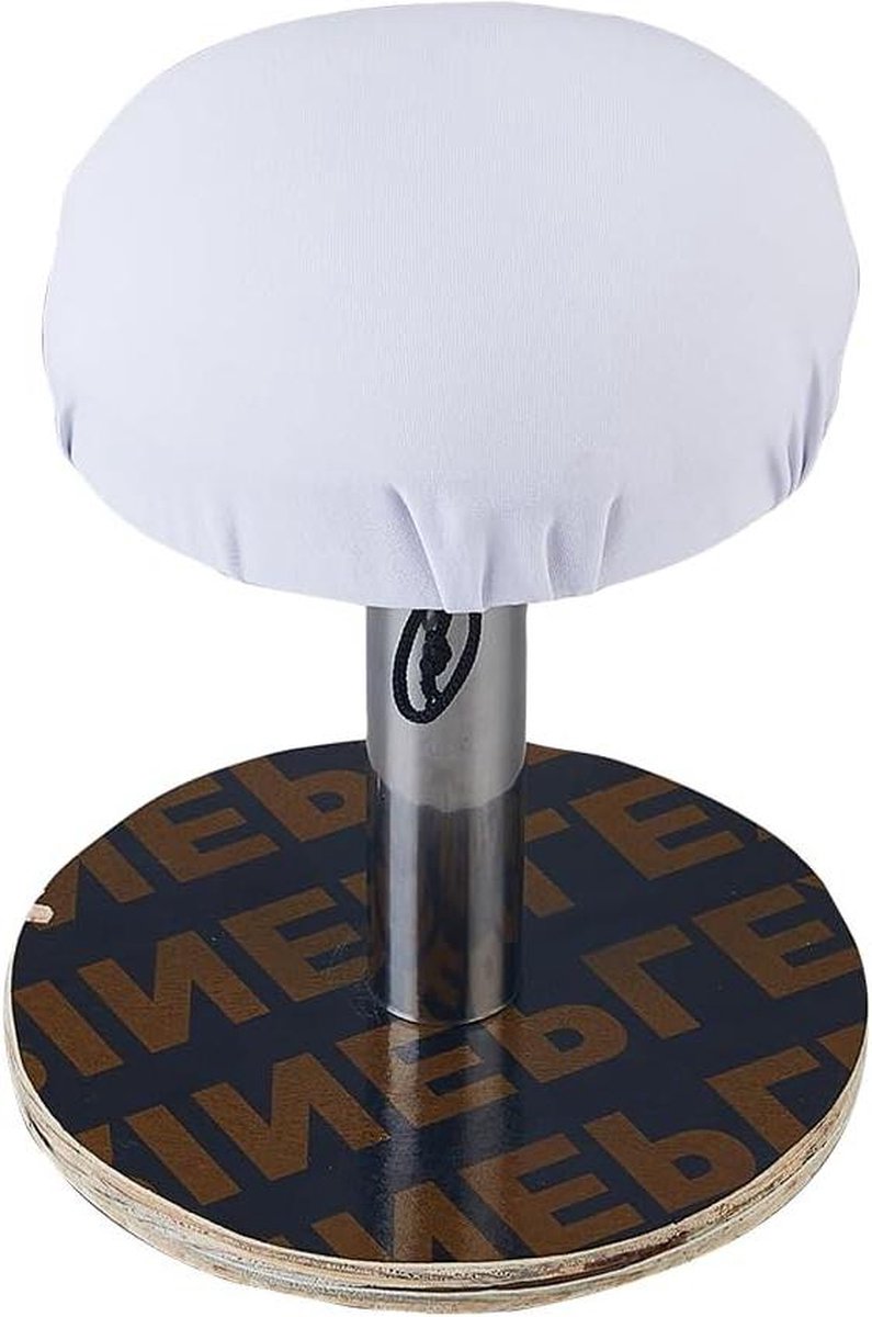 Goedkoopste Houten ronde strijkplank kruk met spons - persplank voor naaien ambachtelijke huishouden Strijkplank