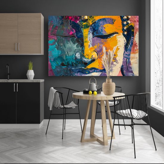 Peintures d'art abstrait - Peinture sur verre d'art moderne - Peinture sur verre Salon - Peintures modernes - Peinture plexiglas - Décoration murale chambre verre acrylique 75x50 cm