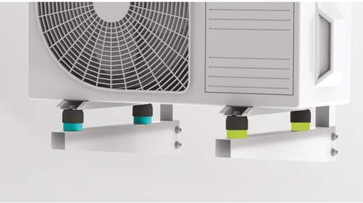 Soleco trillingsdemperset Geel 50-80kg M8 (2x Geel + 2x Blauw) — afbeelding 3