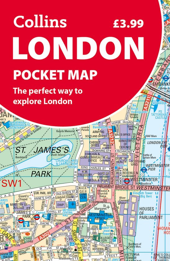 Carte de poche de Londres
