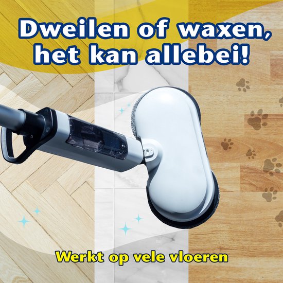 Snoerloze elektrische dweil, 150 RPM Oplaadbare harde vloerreiniger met Snoerloze elektrische dweil, 150 RPM Oplaadbare harde vloerreiniger met