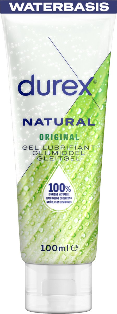 Goedkoopste Durex - Glijmiddel Naturel - 100 Natuurlijk - Waterbasis - 100 ml