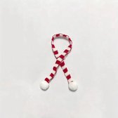 24 stuks mini-kerstmutsen en mini-sjaal, kleine kerstmutsen, mini