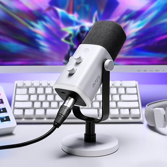 FIFINE AM8 USB/XLR Microfoon - Studio Microfoon - RGB - Ampligame