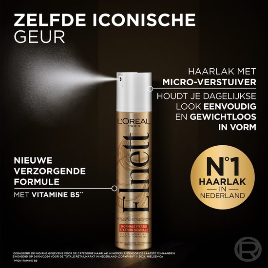 L'Oréal Paris Elnett Satin - Normale Fixatie Haarlak - 75ml