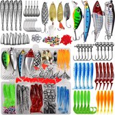 Bovista Fishing Gear - Étui de pêche - Tacklebox - Leurres - Accessoires de vêtements pour bébé pour poissons - La pêche - Équipement - Poissons carnassiers - Carpe - Brochet - 108 pièces