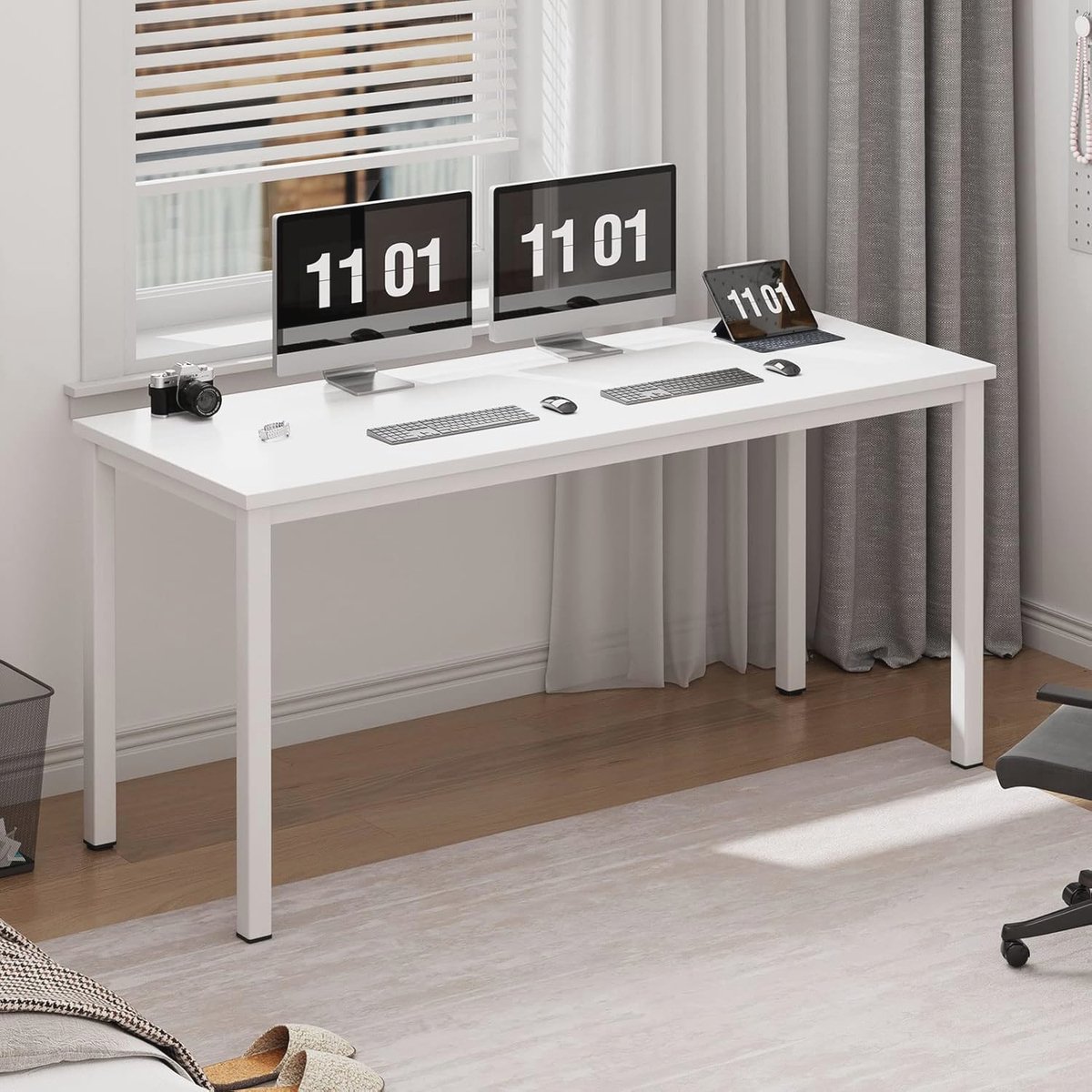 Goedkoopste Moderne Computertafel 120x60 cm - Eenvoudige installatie voor Studie en Werk