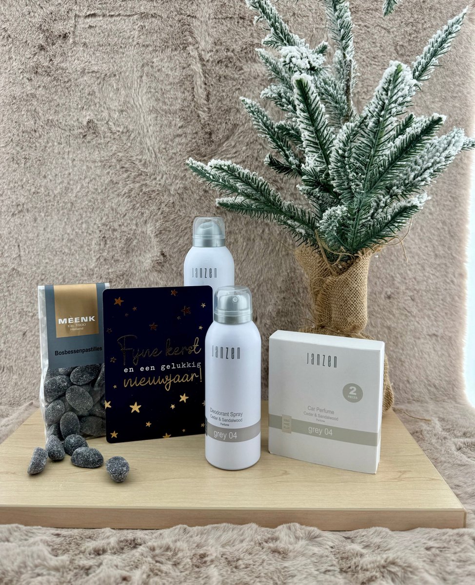 Goedkoopste Kerst Nieuwjaar •Cadeaupakket Janzen Grey• - Leuk om cadeau te geven - Perfect Gifts