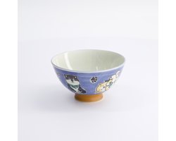 Tokyo Design Studio - Kawaii - Rijstkom - Multi Shiba-Hond - 11.5x6.3cm - 300ml - Blauw
