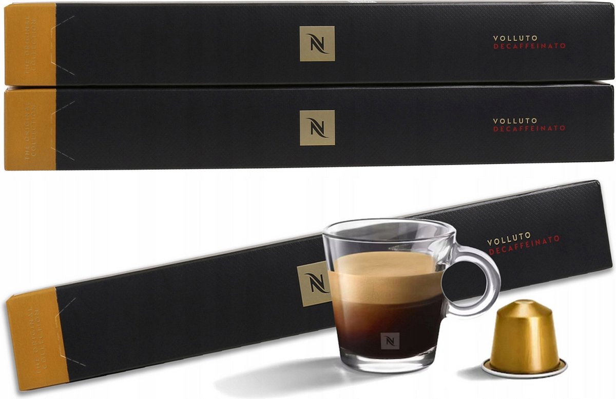 Koffiecapsules Koffie met smaakcapsules Decaffeinato Volluto NESPRESSO